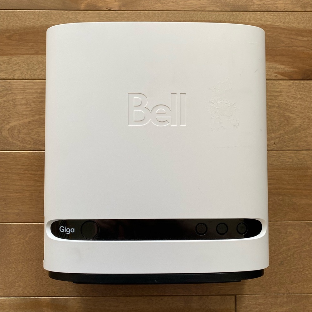 Bell Giga White Router